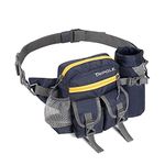 Tripole Waist Pack with Detachable Bottle Holder - Multi-Utility Waist and Sling Bag for Hiking, Cycling, and Backpacking (Blue)