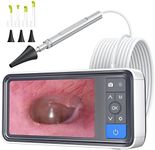 ScopeAround Otoscope Ear Camera with 4.5" IPS Screen, 1920x1080 FHD Smart Visual Ear Cleaner with Camera Tool Kit, Plug & Play at Home Ear Infection Detector Ear Wax Removal Camera with Light