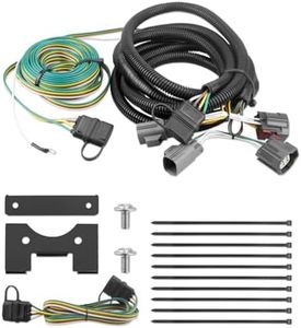 VelvetunVillay 58903 Custom 4 Way RV Towed Vehicle Wiring Trailer Harness Kit, Fit for Flat Towing Jeep Wrangler JK 2007-2018