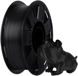 Creality Ender PLA Filament 1.75mm, 3D Printer Filament No-Tangling Smooth Printing Without Clogging No Warping, Fit Most FDM 3D Printers, 1kg Spool, Accuracy +/- 0.02mm, Black