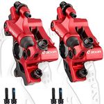 MTB Hydraulic Disc Brakes, HB-100 Hydraulic Disc Brake Caliper set Front and Rear,for Mountain Bikes, E-bike, Folding Bike