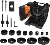 KENDO Hole Saw Set, 23PCS Hole Saw 