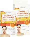 Skin 2.0 Vitamin C & Collagen Under Eye Patches - Dermatologist Tested - Brightens Dark Circles, Tightens Under Eye Skin, Anti-Aging - Natural Ingredients Korean Skin Care - All Skin Types - 5 Pairs