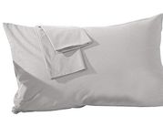 CCWB by Cotton Craft Premium 600TC 100% Cotton Pillow Cover/Pillow Shams (18 x 28 -Pack of 10, Silver)