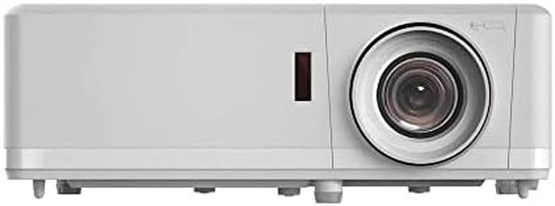 Optoma UHZ50 Smart 4K UHD Laser Home Theater Projector | 3000 Lumens | HDR Adjustment Options | Cinematic Color | Flexible Installation 1.3x Zoom & Vertical Lens Shift | Works with Alexa & Google