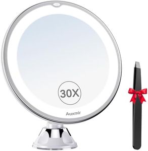 Auxmir 30X Magnifying Mirror with Power Suction Cup