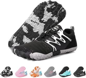 Hike Barefoot Shoes Womens Mens Footwear, Pro Water Shoe Women Men Barefoot Hiking Beach Grounding Shoes for Travel, Wide Toe Box Zero Drop Non-Slip Breathable Lightweight