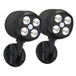 Motion Sensor Light Indoor,Motion Sensor Light Bulb 2 W 600 LM Outdoor Motion Sensor Lights, 6000 K LED Garage Lights Battery Powered Spotlight for House Wall, Backyard Lights Outdoor Yard and Stairs.