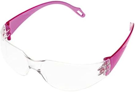Gafas de Seguridad Ciencia para NIños Chicos Gafas de seguridad, gafas protectoras transparentes, gafas de protección de seguridad, laboratorio, química, uso personal Material Policarbonato Fucsia