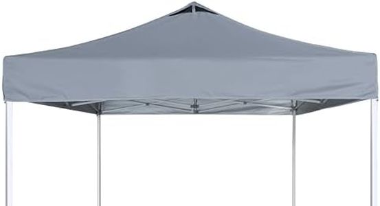 SCOCANOPY Commercial 10x10 Canopy Top with Air Vent, Grey