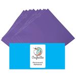 Craftables Lavender Vinyl sheets - Permanent, Adhesive, Glossy & waterproof | (10) 12" x 12" sheets- for Crafts, Cricut, Silhouette, Expressions, Cameo, signs