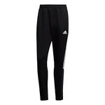 adidas Men's Tiro 21 Track Pants, black/white, Medium