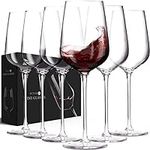 AILTEC Wine Glasses Set of 6, Cryst