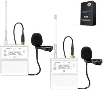 NEEWER Ansteckmikrofon (2er Pack), kabelgebundenes Mikrofon, Omnidirektionales Kondensator Lavalier Clip On Mikrofon kompatibel mit Rode Wireless GO II DJI Wireless Mic Sender für Bühne, YouTube, CM5