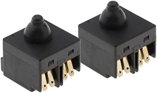 2x Interruptor De Botón Universal De Repuesto Para Amoladora Accesorio