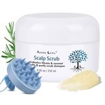 Scalp Scrub, Scalp Exfoliator Scrub for Dandruff Treatment, Scalp Treatment for Dry Itchy scalp,Hair Scrub To Soothe a Flaky,Removes Buildup,Clarifying Shampoo With Scrubber…