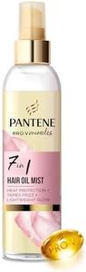 Pantene 7-in-1 Weightless Hair Oil Mist with Biotin 145ml. Pro V Miracles Hairspray Helps to Strengthen Hair Against Styling Damage & Protects Against Split Ends. Tames Frizz & Smells Refreshing