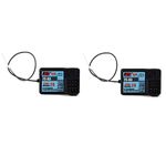Poolda 2PCS Flysky FS-A3 2.4G 3CH Receiver for GT2E GT2G RC Transmitter RC Car Boat(Upgraded Waterproof)