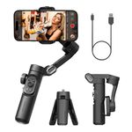 Gimbal Stabilizer Smartphone Phone Video: Stabilizer Smartphone Foldable 3-Axis Handheld Portable Android Gimbal TikTok YouTube Vlog Recording AOCHUAN Smart XE Series