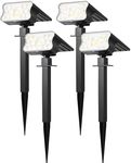 HGGH Solar Lights Outdoor Waterproo