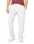 Fruit of the Loom Mens Open Hem Pants Joggers, Heather Grey, M UK