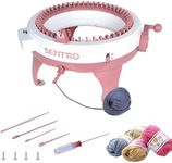 SENTRO Knitting Machine, DIY 48 Needles Knitting Loom Machine, Smart Weaving with Row Counter, Rotating Double Knit Loom Machine Kit for Adults and Kids