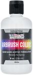 U.S. Art Supply White Surface Primer Airbrush Paint, 8 oz - Ready-To-Spray, Water-Based Acrylic Polyurethane - Artist Multi-Surface Priming, Plastic, Metal, Canvas, Wood - Craft, Hobby Model Modeling