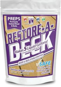 Restore-A-Deck Wood & Deck Stain Stripper – Removes Failed Coatings & Stains from Wood Decks, Fences & Siding – Exterior Wood Restoration Prep