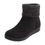 Mochi Womens Synthetic Black Boots (Size (6 UK (39 EU))