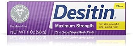 Desitin Maximum Strength Baby Diaper Rash Cream with 40% Zinc Oxide, Travel Size, 1 oz