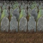 Beistle 00900 Graveyard Backdrop, 4' x 30'