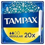 Tampax Regular Tampons with Cardboard Applicator, Pack of 20