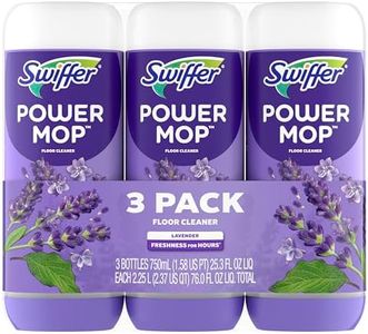 Swiffer PowerMop Floor Cleaning Solution with Lavender Scent, Triple Pack