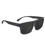 OKNO By Eyewearlabs, Barton, Polarized Sunglasses For Men And Women, For Driving, Sports And Adventure Activities, 100% Uv Protection, Medium, Okbartonc3 - Black