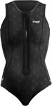Cressi Thermic Lady Swim Suit, Medium (Black/Grey)