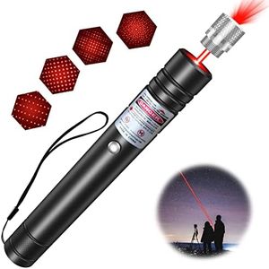 Red Laser Pointer Pen for Cats Pet Laser Pointer, Long Range Laser Pointer for Meeting Teaching Hiking[2000 Feet], USB Charging Upgrade Laser Pointer with Star Cap for Cats Dogs Outdoor Hunting