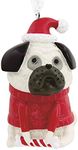 Hallmark Pug Dog in Holiday Sweater Christmas Ornament