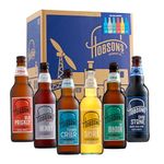 Hobsons Premium Craft Beers Gift Set - Mixed Real Ale Taster Selection 6 x 500ml Bottle Pack - Ideal present or Birthday Beer Gift