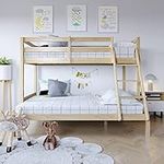 Natural Pine Wood Triple Bunk Bed D