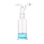 Glass Porous Gas Washing Bottle,Lab Glassware (250ml)