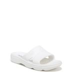 Ryka Women's Restore Slide Sandal, Brilliant White, 5 UK