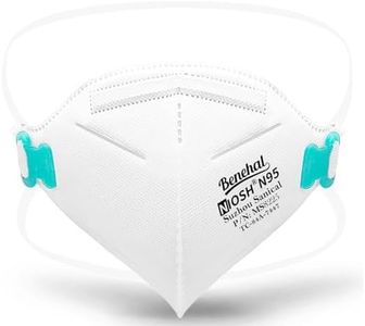 benehal MS8225 NIOSH Certified N95 Foldable Face Mask Box of 20 Face Masks