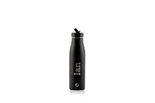 Personalised One Green Bottle Stainless Steel Vacuum Insulated Isothermal Water Bottle (500ml, Evolution Collection Vamp Black)