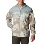 Columbia Men's Flash Challenger Novelty Windbreaker, Niagara Mod Camo Print/Niagara, Small