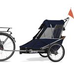 Special Needs Trailer - Large Includes Stroller and Jogging Kit - Navy/Brown