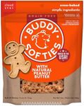 Buddy Biscuits Grain Free Soft & Chewy Healthy Dog Treats with Peanut Butter - 5 oz.