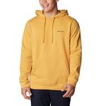 Columbia Men's Trek Hoodie, Raw Honey/Boxed Gem Columbia Graphic, Small