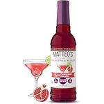 Matteo's Sugar Free Cocktail Mixes - Pomegranate Margarita - Delicious Cocktail Mixers, 0 Calories, 0 Sugar Cocktails, Keto Friendly Drinks, 750 milliliters