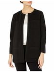 ANNE KLEIN Women's Patch Pocket Cardigan Sweater, Anne Black, X-Large