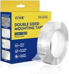 EFOK Double Sided Tape Heavy Duty, Nano Tape Mounting Tape Clear Multipurpose Strong Adhesive Tape for Home, Office, 1.2 in × 9.85 FT, 1 Pack